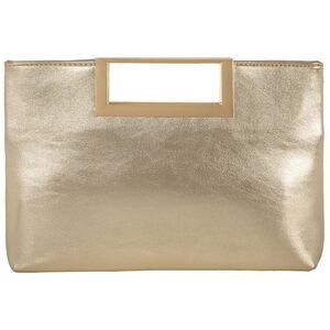 Top Handle PU Leather Clutch for Weddings & Prom